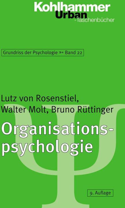 Immagine prodotto Organisationspsychologie (Tedesco, Lutz von Rosenstiel, Herbert Selg, Bruno Rüttinger, Walter Molt, Maria von Salisch, Dieter Ulich, 2005)