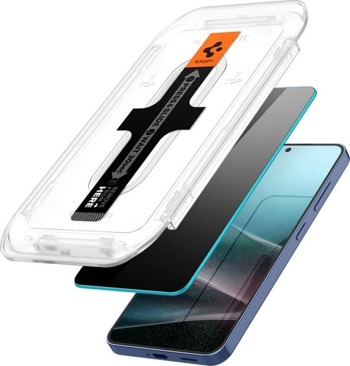 Actual product image Spigen Glass tR EZ Fit HD (Privacy) 2 Pack - Samsung Galaxy S25/S24 (2 Piece, Samsung Galaxy S25, Samsung Galaxy S24)