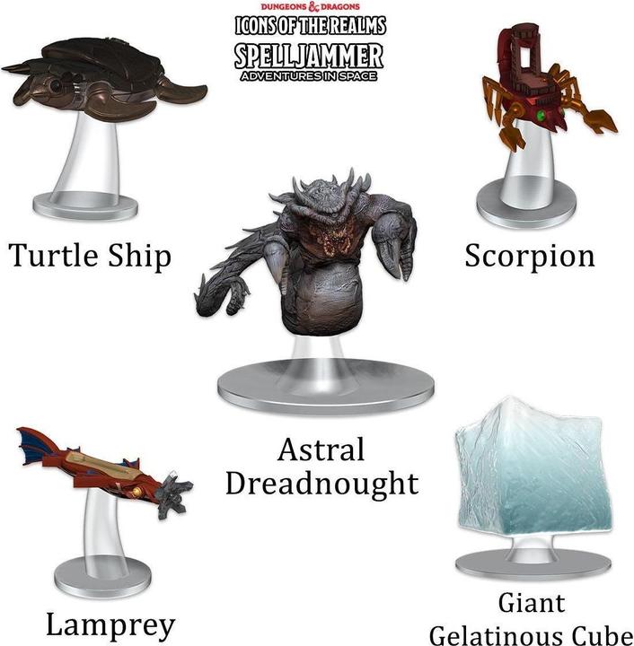 Image du produit Wizkids Set de miniatures D&D SJ Attacks from Deep Space 5 pcs.