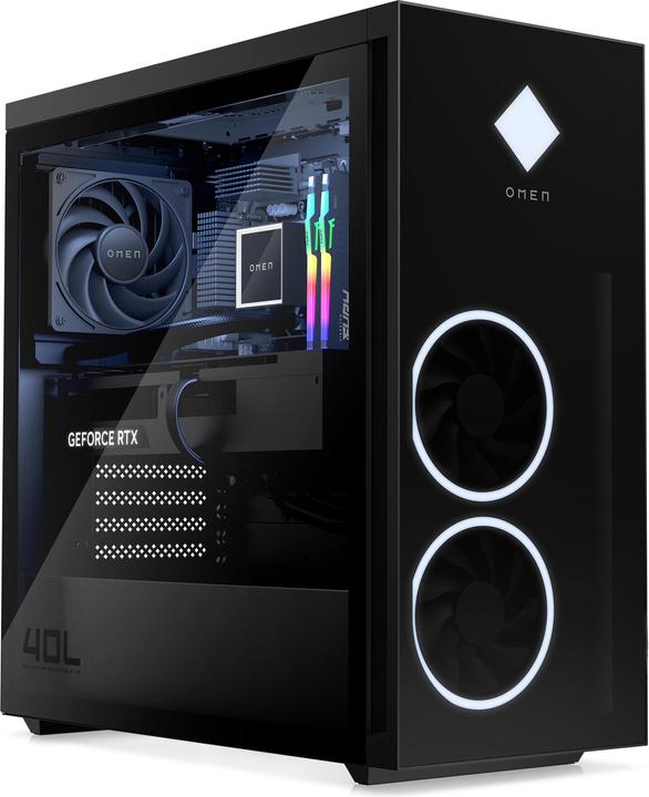 Image du produit HP PC de jeu Omen 40L GT21-1016ng (AMD Ryzen 7 7800X3D, 32 Go, 1000 Go, GeForce RTX 4070 Ti Super)