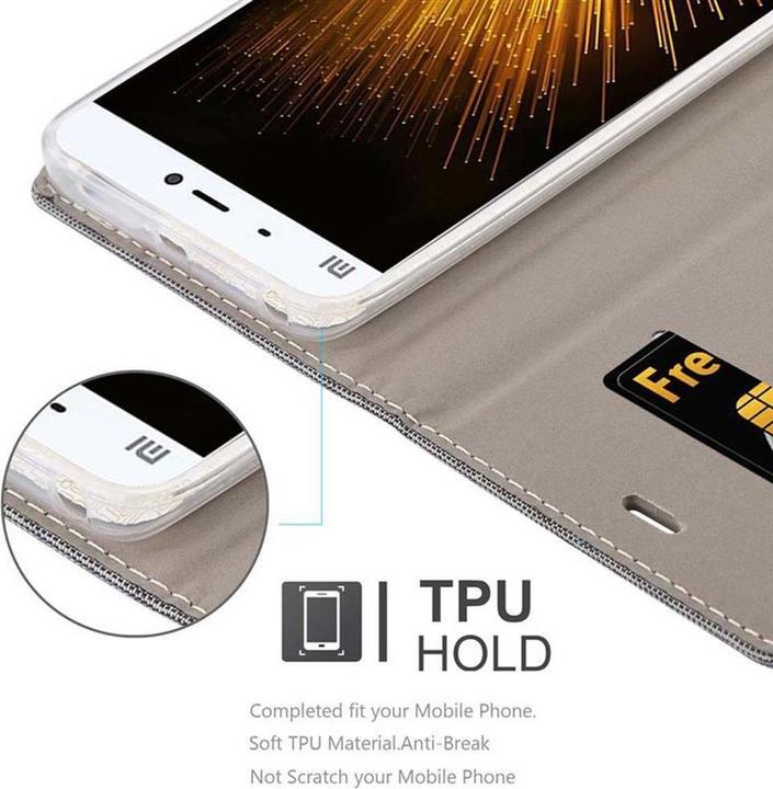 Produktbild Cadorabo Book Jeans Optik Cover (Xiaomi Mi 5s)