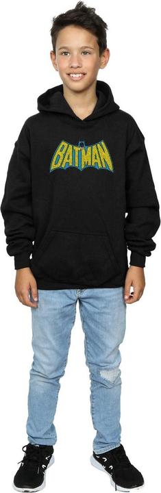 Image du produit - Sweat à capuche BATMAN CRACKLE LOGO - Garçon (152, 158)
