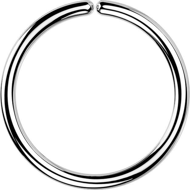 Produktbild Star Piercing Micro Piercing Ring silber (Chirurgenstahl 316L, ohne Messing)