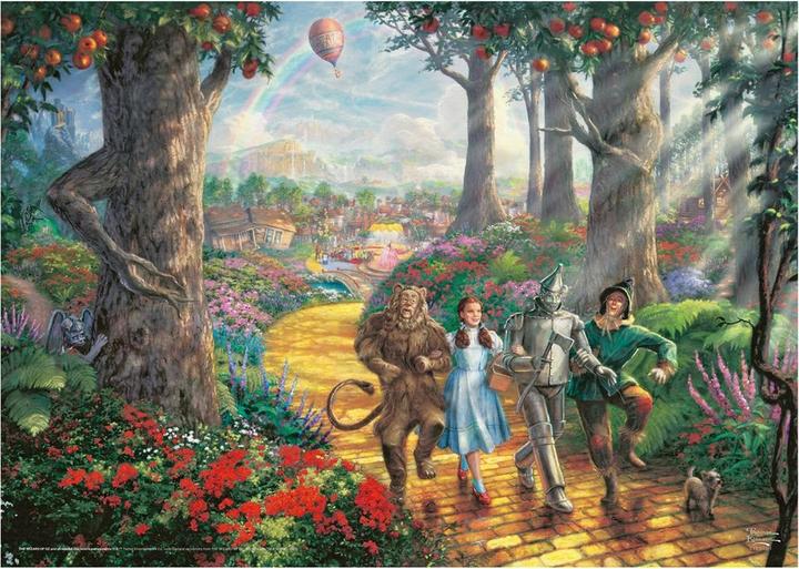 Actual product image Schmidt Spiele Wizard of Oz Follow The Yellow Brick Road 1000 pieces (1000 pieces)