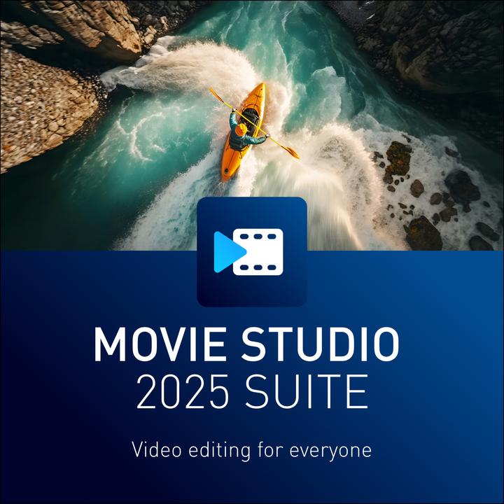 Magix Your entry into video editing: Movie Studio 2025 Platinum. With more than 1,500 creative (1 User, 1 Devices/Users, unlimited)