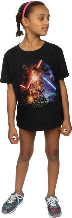 Immagine prodotto Star Wars Maglietta Poster in cotone per ragazze (152, 158)