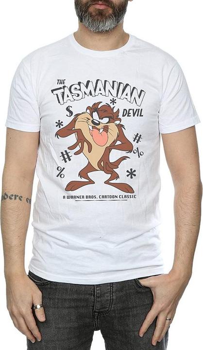 Immagine prodotto Looney Tunes Maglietta in cotone vintage del Diavolo della Tasmania (XXL)