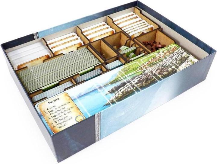 Image du produit Feldherr NUSS - Organiseur de jeu de société pour Nusfjord et extension Pont de la Plie
