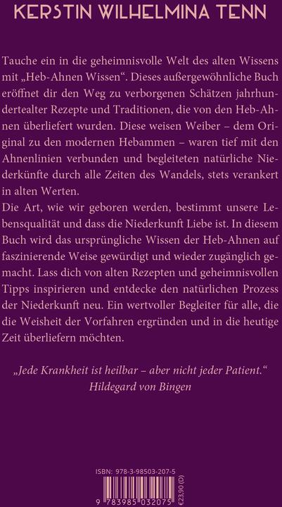 Produktbild Tenn:HEB-AHNEN Wissen (Deutsch, Kerstin Wilhelmina Tenn, 2025)