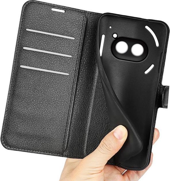 Image du produit MU Classic Série de couvertures de livres en cuir Litchi (Nothing Phone (2a))