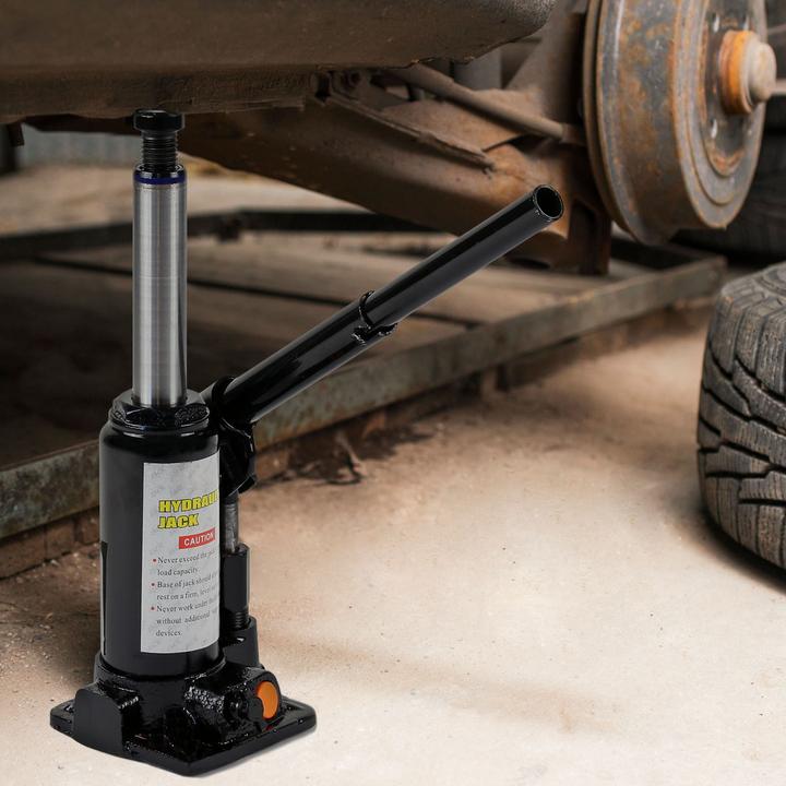 Actual product image Wiltec Hydraulic 6t Bottle Jack, Piston Car Jack with Slow down function, 197-382 mm