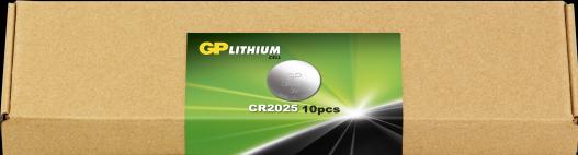 Image du produit GP Batteries Lithium CR2025, Batterie rechargeable, CR2025, dioxyde de manganèse au lithium (LiMnO2), 3 V (10 pcs, CR2025)