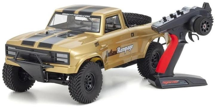Image du produit Kyosho Trophy Truck Outlaw Rampage Pro Type 2 ARTR Gold (Presque prêt à être conduite)