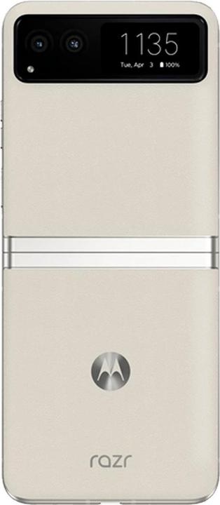 Actual product image Motorola Razr 40 (256 GB, Vanilla cream, 6.90", SIM + eSIM, 64 Mpx, 5G)