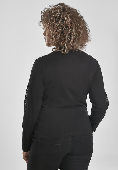 Actual product image Urban Classics Ladies Lace Striped LS (XL)
