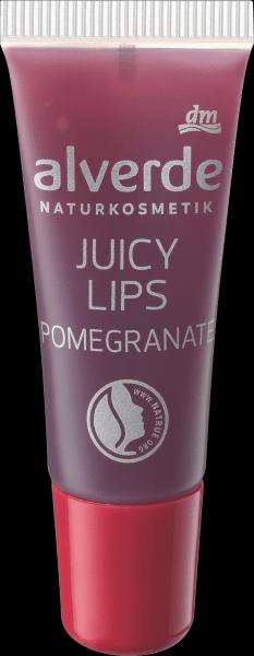 dm alverde Juicy Lips Pomegranate Lip Gloss