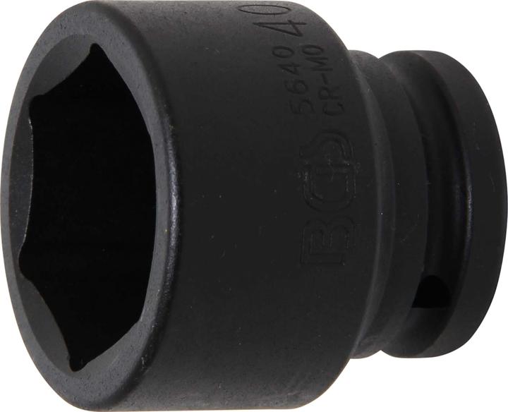 Produktbild BGS Kraft-Steckschlüssel-Einsatz Sechskant Antrieb Innenvierkant 20 mm (3/4") SW 40 mm (40 mm)