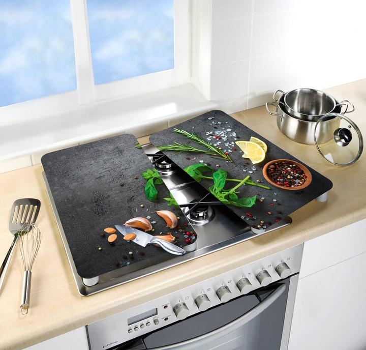 Actual product image Wenko Glass cover plates herbs