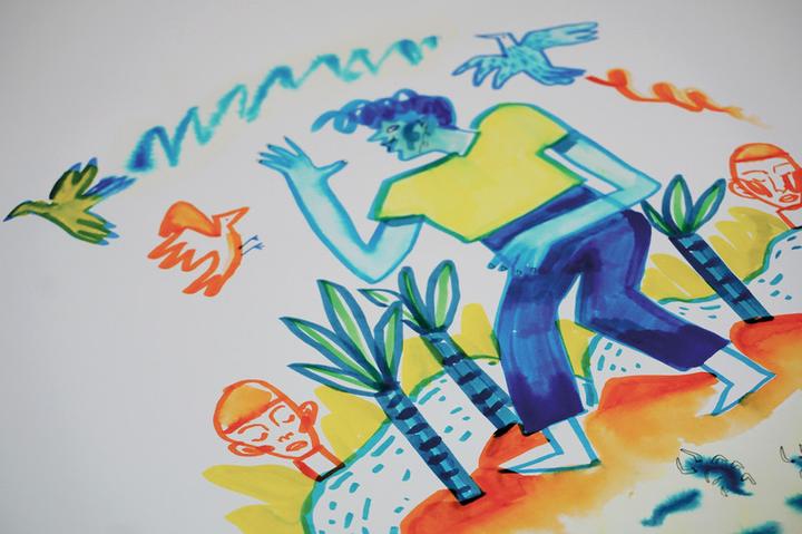 Image du produit Talens Stylo brosse Ecoline (Vermillon, 1 x)