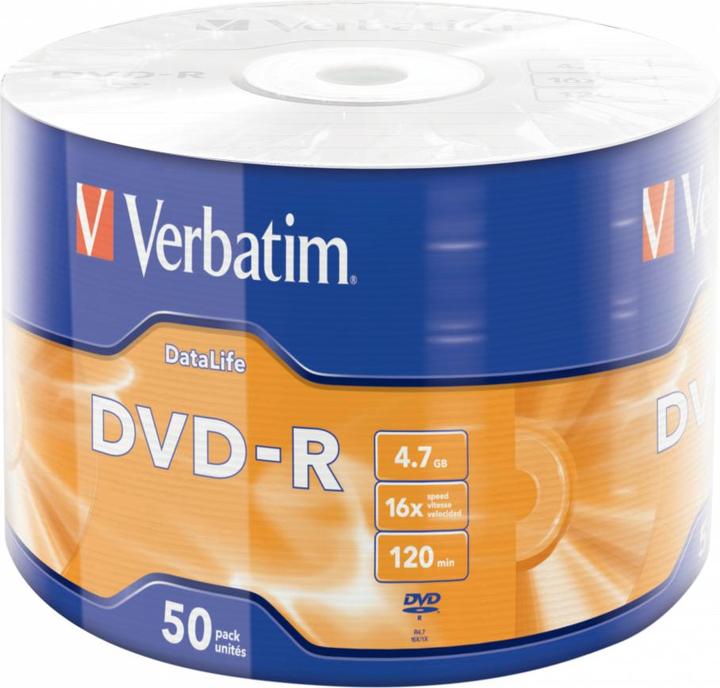 Produktbild Verbatim DataLife 50 x DVD-R (50 x)