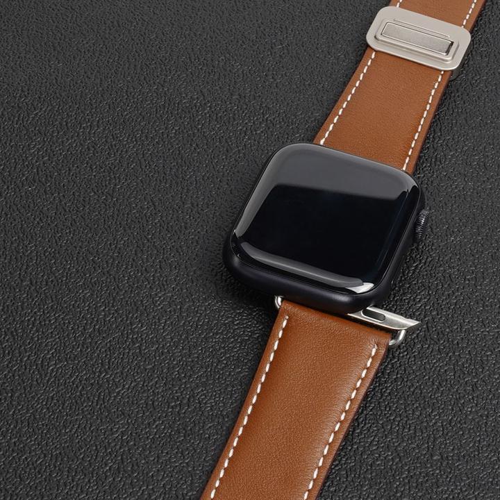Produktbild Dux Ducis YA Armband (42 mm, 44 mm, 45 mm, 49 mm, Echtleder, Apple Watch Series 1, Apple Watch Series 2, Apple Watch Series 3, Apple Watch Series 4, Apple Watch Series 5, Apple Watch Series 6, Apple Watch Series 7, Apple Watch Series 8, Apple Watch Series 9, Apple Watch SE, Apple Watch Ultra, Apple Watch Ultra 2)
