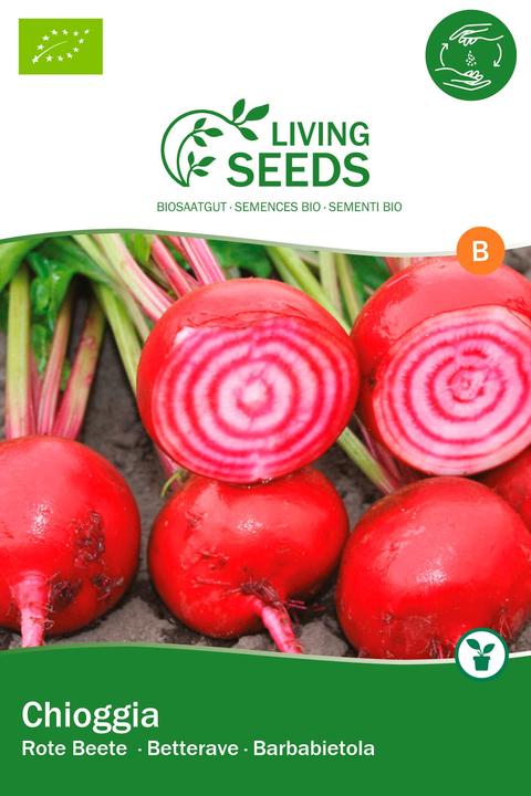 Produktbild Living Seeds Randen / rote Beete, Chioggia (Gemüsesamen)