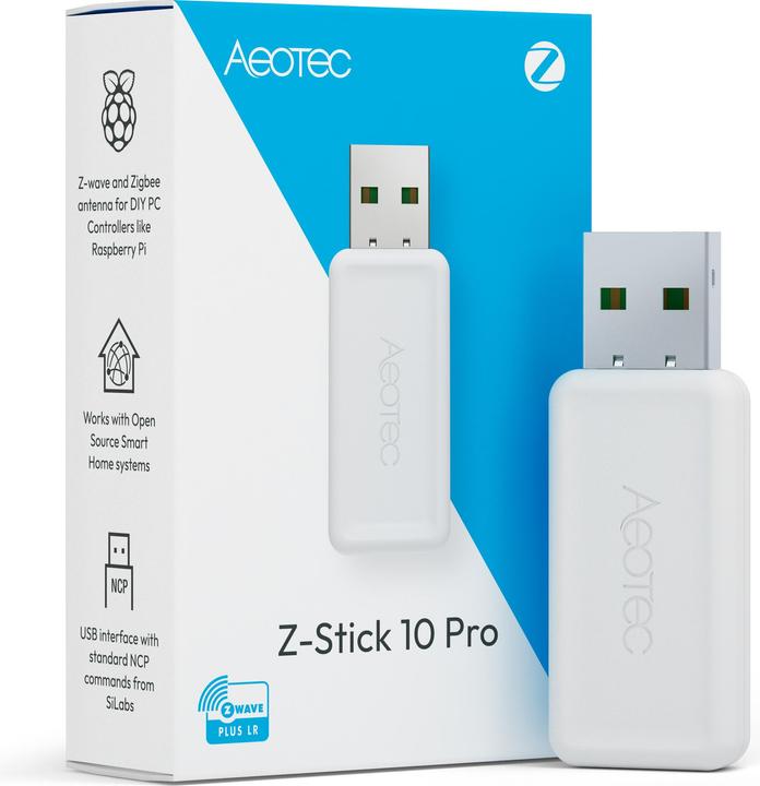 Actual product image Aeotec Z-Stick 10 Pro Z-Wave Zigbee
