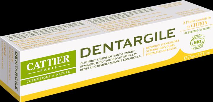 Actual product image Cattier Dentargile Citron (75 ml)