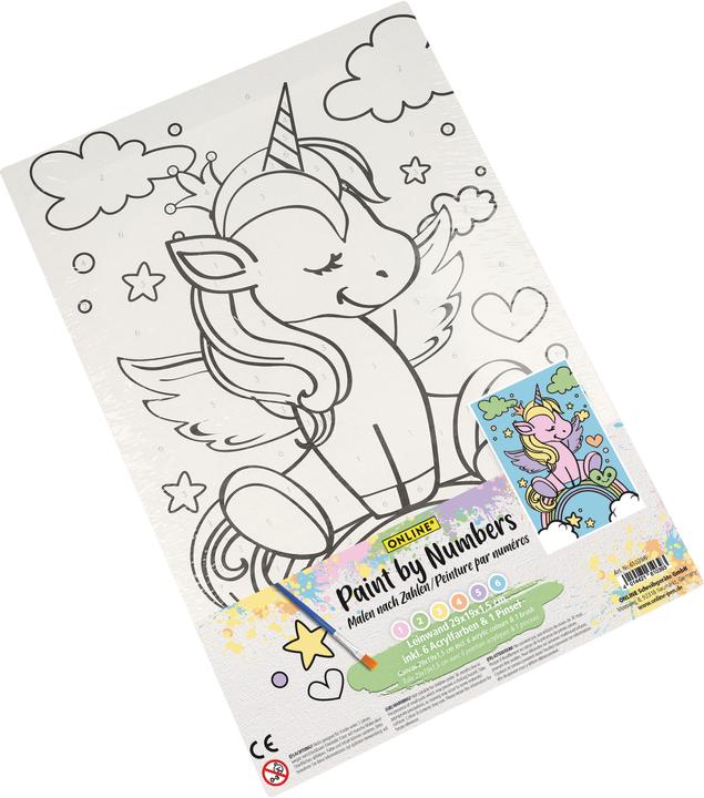 Image du produit Online PINTURE PAR CHIFFRES - Modèle à colorier