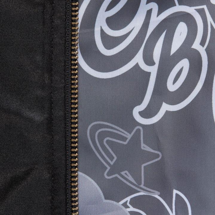 Produktbild Mitchell & Ness M&N Satin Bomber Jacke - STATESIDE Chicago Bulls schwarz - M (M)