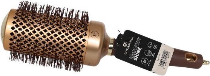 Immagine prodotto Olivia Garden OLIVIA GARDEN Expert Blowout Shine szczotka do modelowania i suszenia włosów Złoto Brązowa 55mm