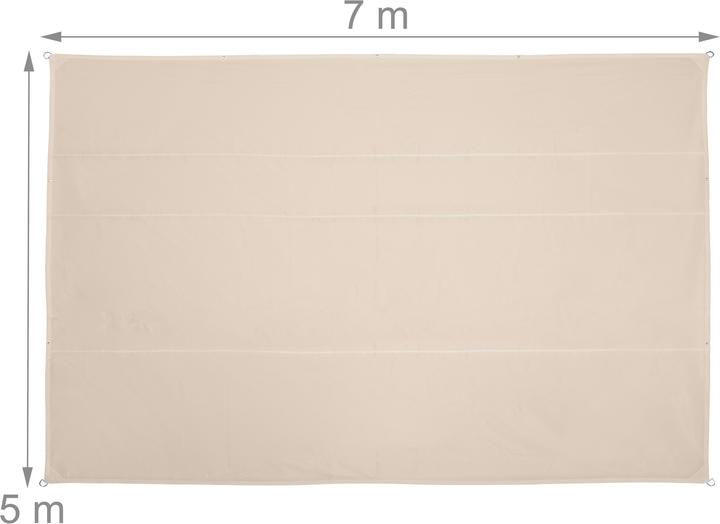Produktbild Relaxdays Sonnensegel (700 x 500 x 0.5 cm)