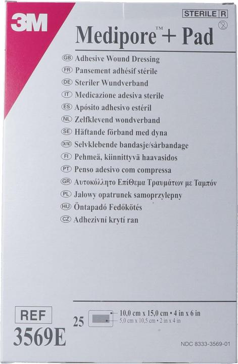 Actual product image 3M Medipore Pad (25 x)