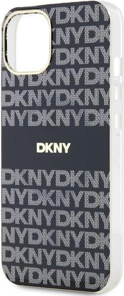 Actual product image DKNY DKHMP15MHRHSEK iPhone 15 Plus / 14 Plus 6.7" czarny/black hardcase IML Mono & Stripe MagSafe (Apple iPhone 15 Plus)