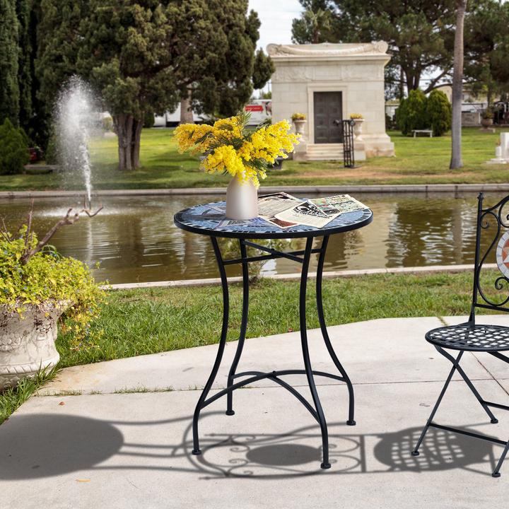 Image du produit Outsunny Table mosaïque ronde (60 cm)