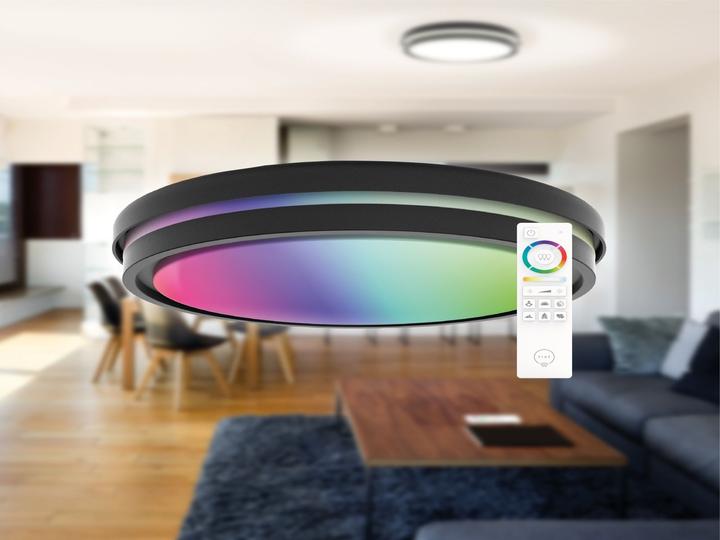 Immagine prodotto Müller Licht tinta luce soffitto Kea bianco+colore, 52 cm LED parete e soffitto luci (2900 lm)