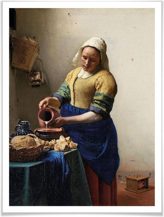Produktbild Trenddeko Das Mädchen mit dem Milchkrug (40 x 50 cm)