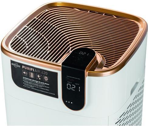 Actual product image asecos Purifair 620 air purifier Dimensions 640 x 400 x 230 mm (40 m²)