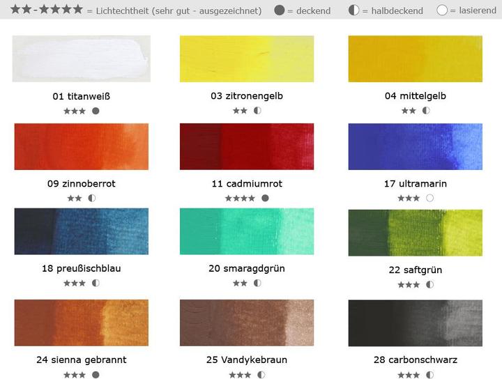 Immagine prodotto Magi-Wap ARTIST Basic Colours Oil 12 x 200 ml (Multicolore, 2400 ml)