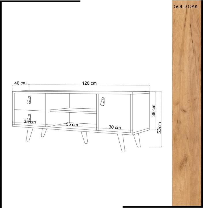 Produktbild Homitis Scott (120 x 40 x 53 cm)