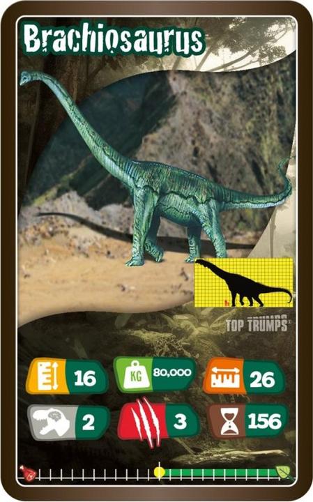 Actual product image Winning Moves Top Trumps Dinosaurs game