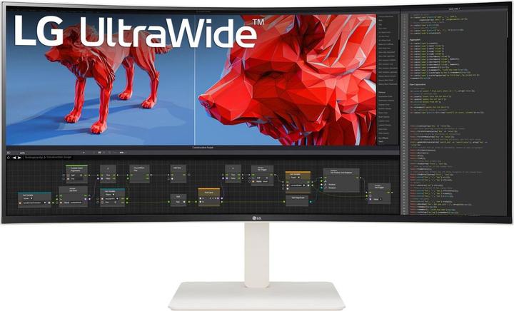 Actual product image LG UltraWide 38BR85QC-W Monitor 95,29cm (37,5 Zoll) (3840 x 1600 pixels, 38")