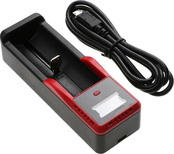 Actual product image CoreParts Charger for 18650 Battery (Battery + charger)