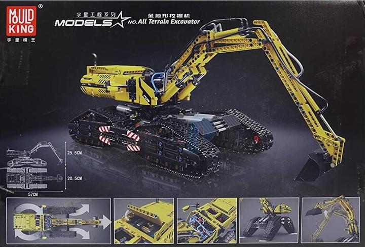 Actual product image Mould King All Terrain Crawler Excavator