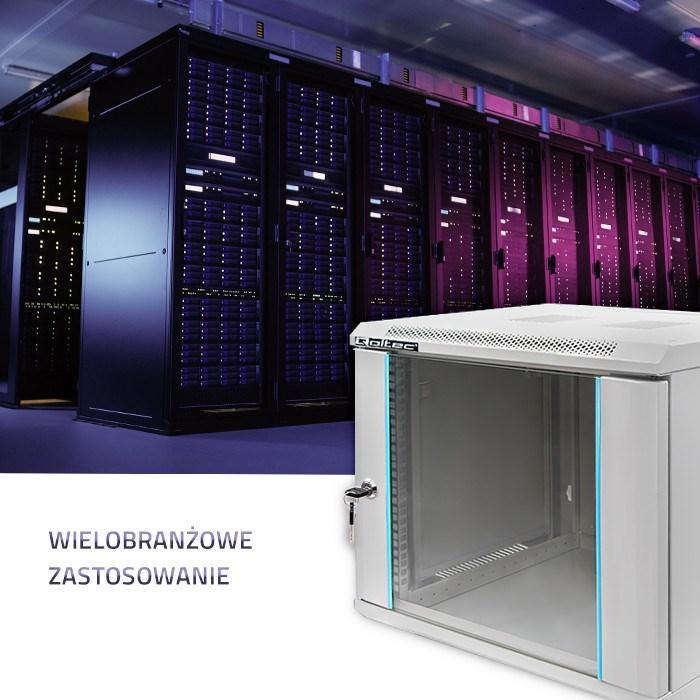 Actual product image Qoltec rack (10.86 RU, 19 inch rack)