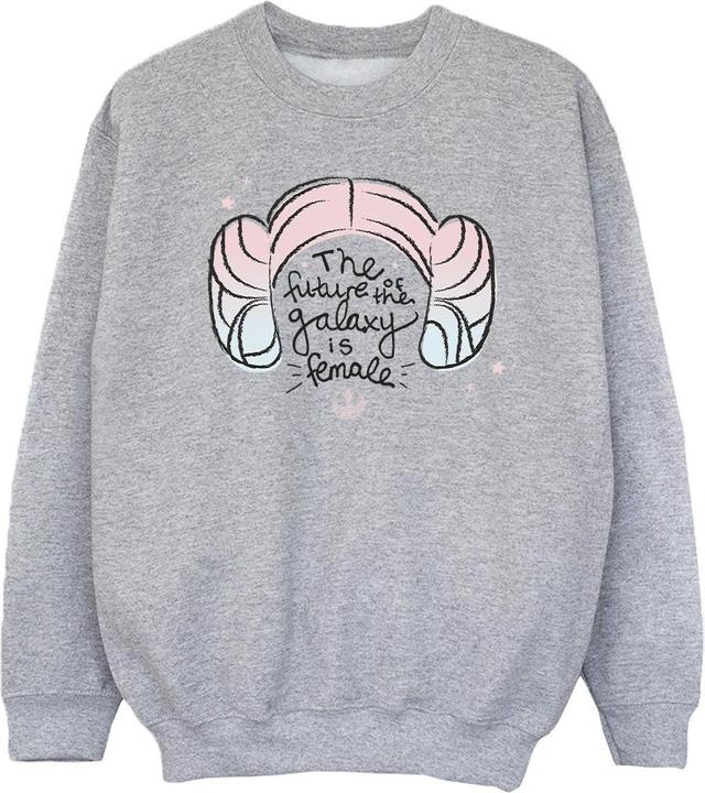 Actual product image Star Wars Girls Princess Leia Future Of The Galaxy Sweatshirt (140, 146)