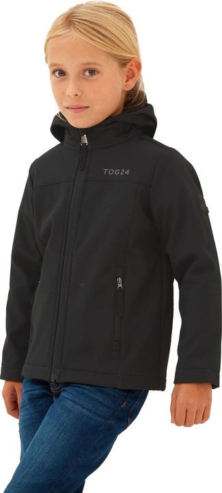 Actual product image TOG24 Childrens/Kids Koroma Softshell Hooded Jacket (134)