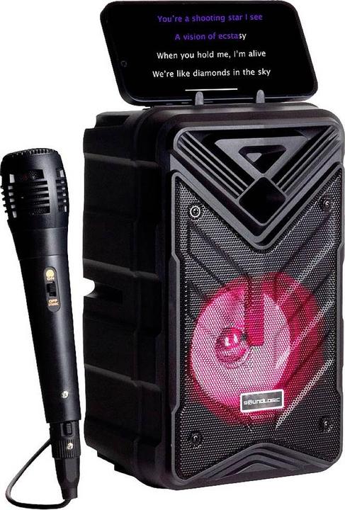 Actual product image Soundlogic Karaoke system rechargeable