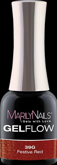 Immagine prodotto Marily Nails GELFLOW - 39G Rosso festivo (Rosso festoso, Vernice UV gel)