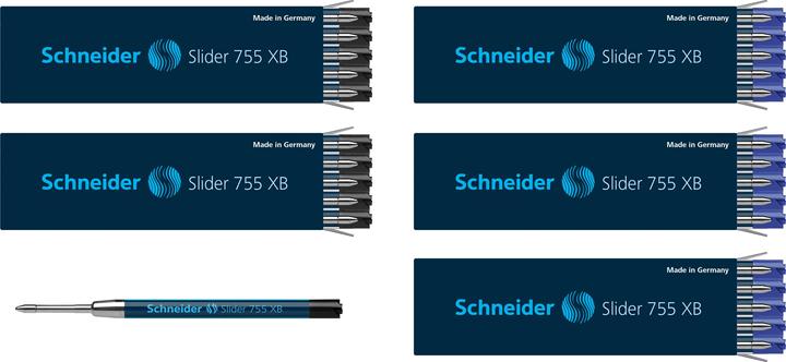Image du produit Schneider Mine grande capacité Slider 755XB assortie (Bleu, Noir)